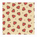 Love Heart Seamless Valentine Medium Glasses Cloth (2-Side) Front