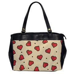 Love Heart Seamless Valentine Oversize Office Handbag by Alisyart