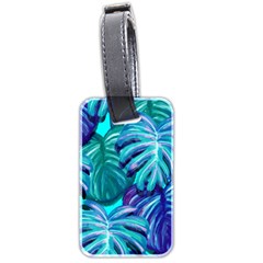 Leaves Tropical Palma Jungle Luggage Tags (two Sides)