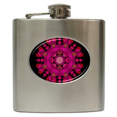 The Star Above Everything Shining Clear And Bright Hip Flask (6 Oz) by pepitasart