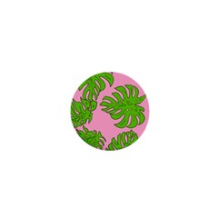 Leaves Tropical Plant Green Garden 1  Mini Magnets