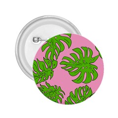 Leaves Tropical Plant Green Garden 2 25  Buttons