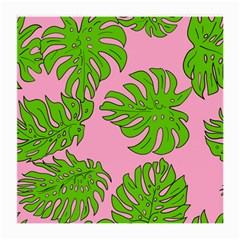 Leaves Tropical Plant Green Garden Medium Glasses Cloth (2-side)