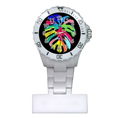 Leaf Tropical Colors Nature Leaves Plastic Nurses Watch