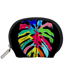 Leaf Tropical Colors Nature Leaves Accessory Pouch (small)