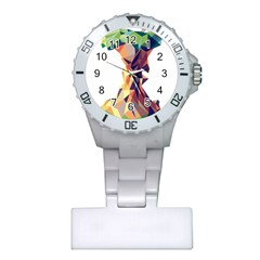 Illustrator Geometric Apple Plastic Nurses Watch