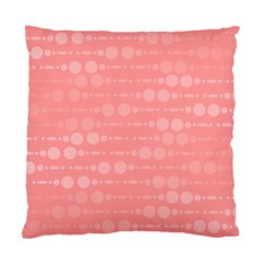 Background Polka Dots Pink Standard Cushion Case (one Side)