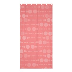 Background Polka Dots Pink Shower Curtain 36  X 72  (stall)  by Mariart