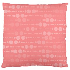 Background Polka Dots Pink Standard Flano Cushion Case (two Sides) by Mariart