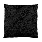 Black Rectangle Wallpaper Grey Standard Cushion Case (Two Sides) Front