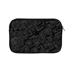 Black Rectangle Wallpaper Grey Apple Macbook Pro 13  Zipper Case by Mariart