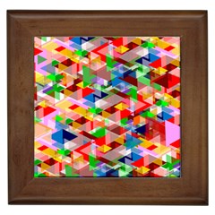 Background Triangle Rainbow Framed Tiles