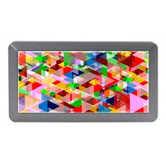 Background Triangle Rainbow Memory Card Reader (mini)