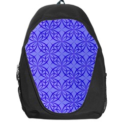 Blue Curved Line Backpack Bag