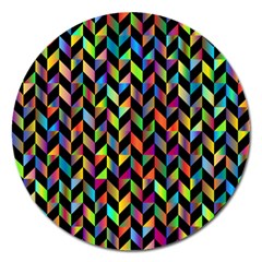 Abstract Geometric Magnet 5  (round) by Mariart