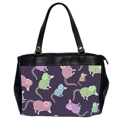 Animals Mouse Oversize Office Handbag (2 Sides) by Mariart