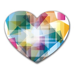 Abstract Background Heart Mousepads