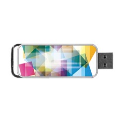 Abstract Background Portable Usb Flash (one Side)