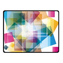 Abstract Background Double Sided Fleece Blanket (small)  by Mariart