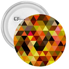Abstract Geometric Triangles Shapes 3  Buttons by Mariart
