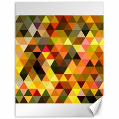 Abstract Geometric Triangles Shapes Canvas 12  X 16 