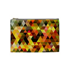 Abstract Geometric Triangles Shapes Cosmetic Bag (medium)
