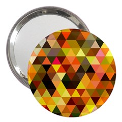 Abstract Geometric Triangles Shapes 3  Handbag Mirrors