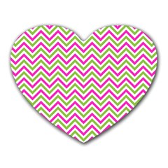 Abstract Chevron Heart Mousepads by Mariart