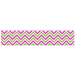 Abstract Chevron Small Flano Scarf Back