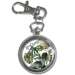 Botanical Illustration Palm Leaf Key Chain Watches