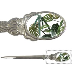 Botanical Illustration Palm Leaf Letter Opener by Mariart