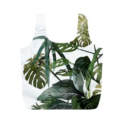 Botanical Illustration Palm Leaf Full Print Recycle Bag (m)