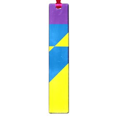 Colorful Red Yellow Blue Purple Large Book Marks by Mariart