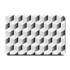 Cube Isometric Small Doormat 