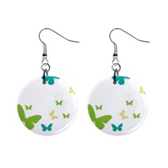 Butterfly Mini Button Earrings by Mariart