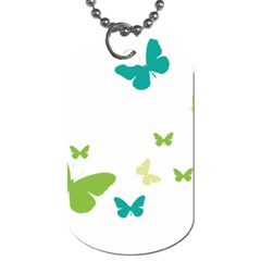 Butterfly Dog Tag (one Side)