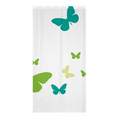 Butterfly Shower Curtain 36  X 72  (stall) 