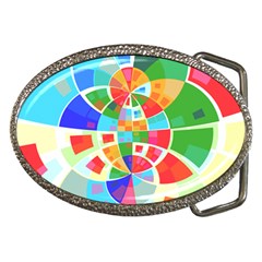 Circle Background Belt Buckles