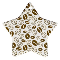 Coffee Beans Vector Ornament (star) by Mariart