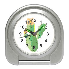 Cactaceae Thorns Spines Prickles Travel Alarm Clock by Mariart