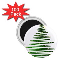 Christmas Tree Spruce 1 75  Magnets (100 Pack) 