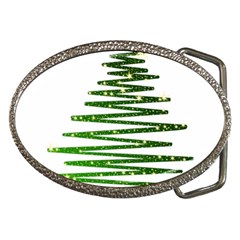 Christmas Tree Spruce Belt Buckles