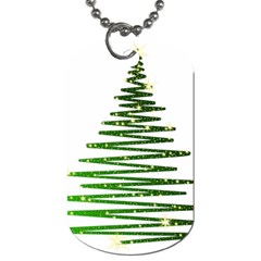 Christmas Tree Spruce Dog Tag (two Sides)