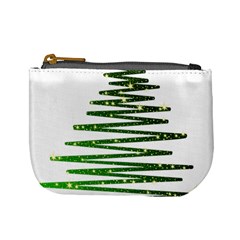 Christmas Tree Spruce Mini Coin Purse by Mariart