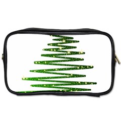 Christmas Tree Spruce Toiletries Bag (two Sides)