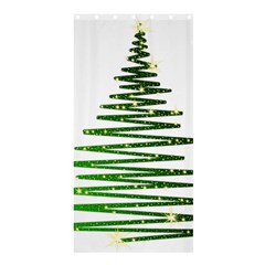Christmas Tree Spruce Shower Curtain 36  X 72  (stall)  by Mariart