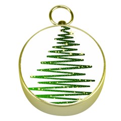 Christmas Tree Spruce Gold Compasses by Mariart
