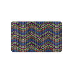 Decorative Ornamental Abstract Wave Magnet (name Card) by Mariart