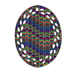 Decorative Ornamental Abstract Wave Ornament (oval Filigree)