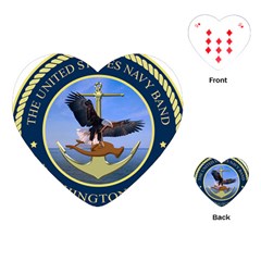 Seal Of United States Navy Band Playing Cards (heart) by abbeyz71